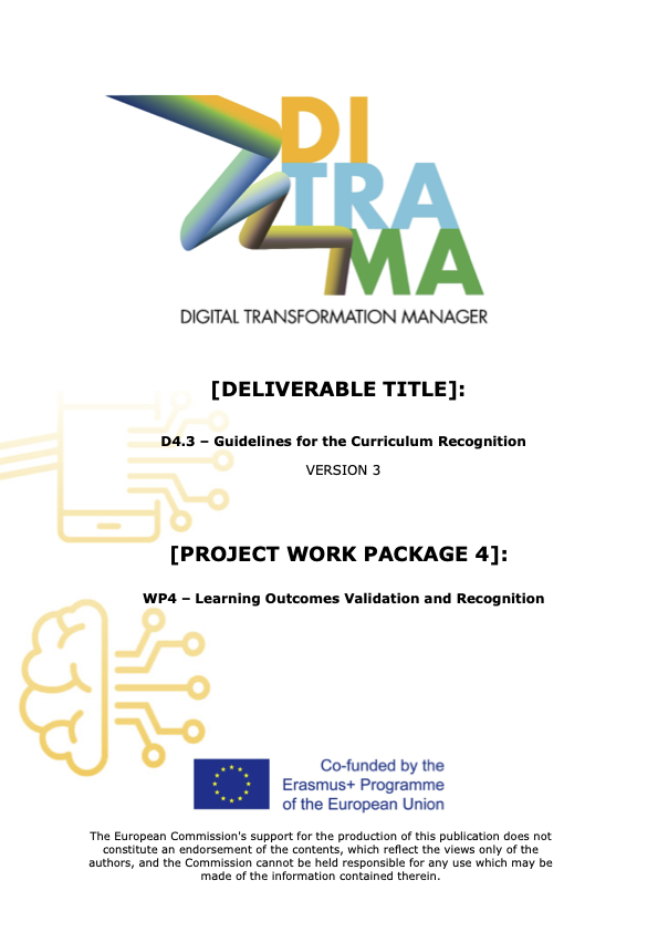 D4.3 - Guías para el reconocimiento del currículum