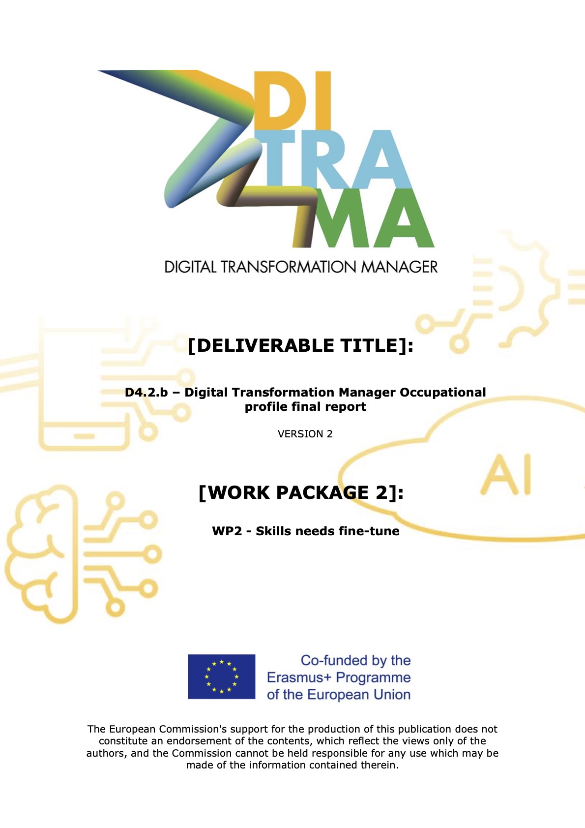 D2.4.b – Digital Transformation Manager Relazione finale profilo professionale