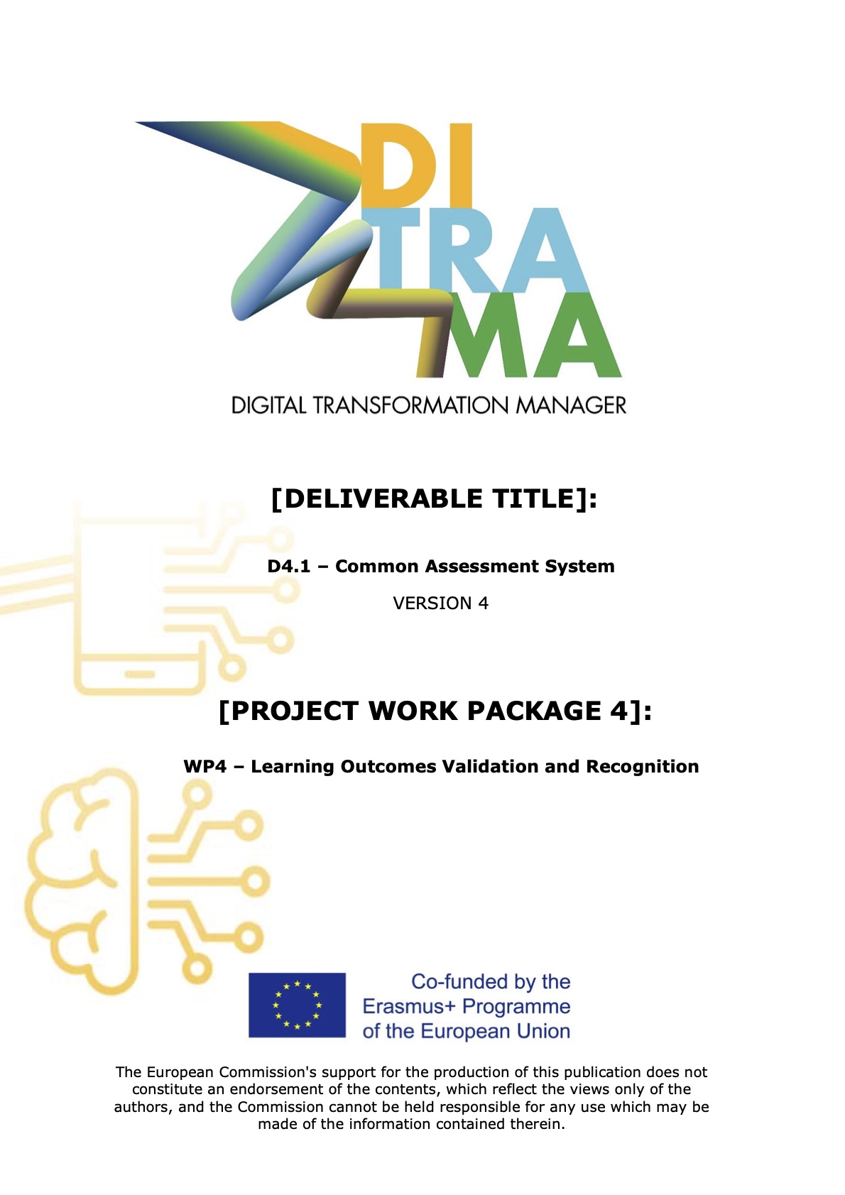 D4.1 – Sistema de Evaluación Común